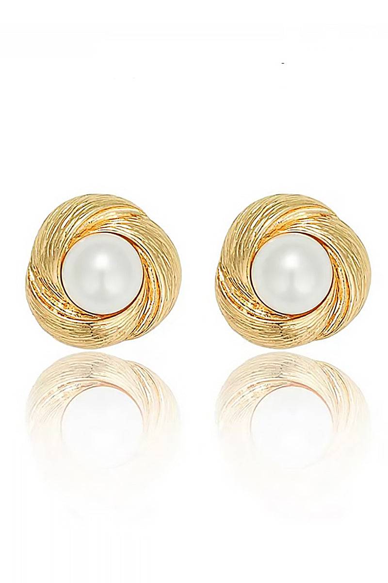 Curveins Sparkle Pearl Drop Earrings