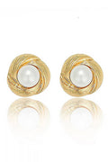 Curveins Sparkle Pearl Drop Earrings