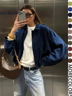 Casual Zip Up Jacket Women's Winter Jacket