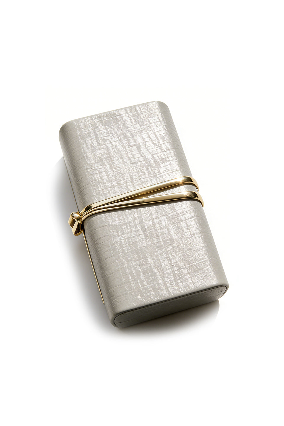 Curveins Elegant French Vintage Metal Chain Mini Bag