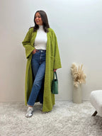 Oversized Coat Straight Fit with Two Pockets for Women