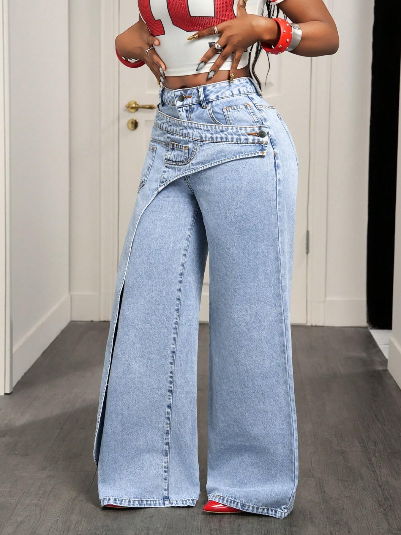 Women's Casual Denim Long Pants