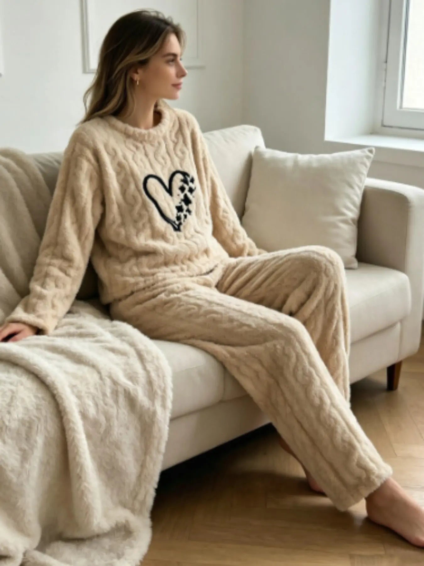 Women's Fall Winter Pajama Set