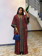 Plus Size African-Style Kaftan Dress for Women