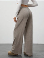 High Waist Comfortable Wide Leg Casual Jogging Pants