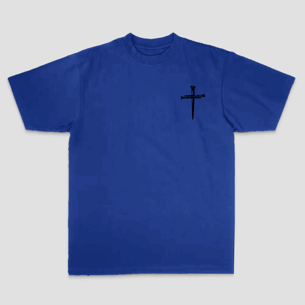 If You Bring Up My Past You Should Know That Jesus Dropped The Charges Printed Men's T-shirt