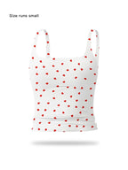 Women's solid-color sports tank top