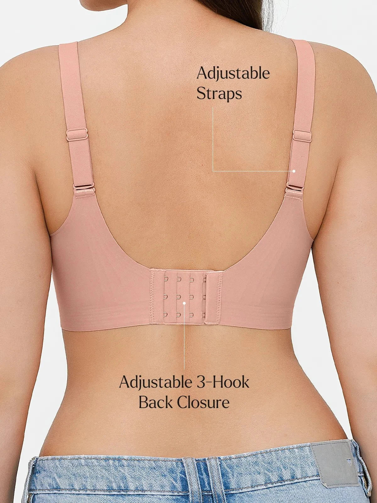 Seamless Wireless Jelly Contour Support Bra