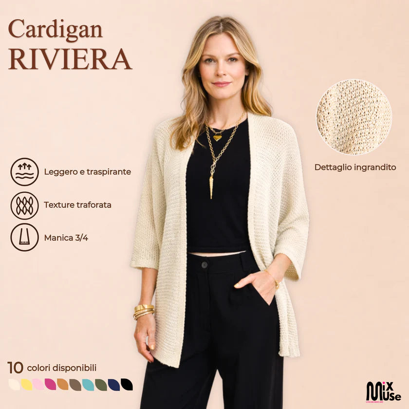 Riviera, Cardigan In Maglia