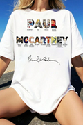 Paul Mccartney Print Women Shirt