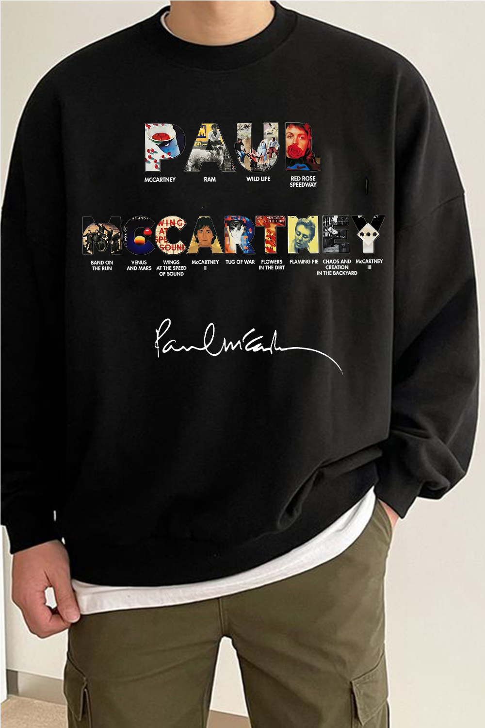 Paul Mccartney Print Sweatshirt
