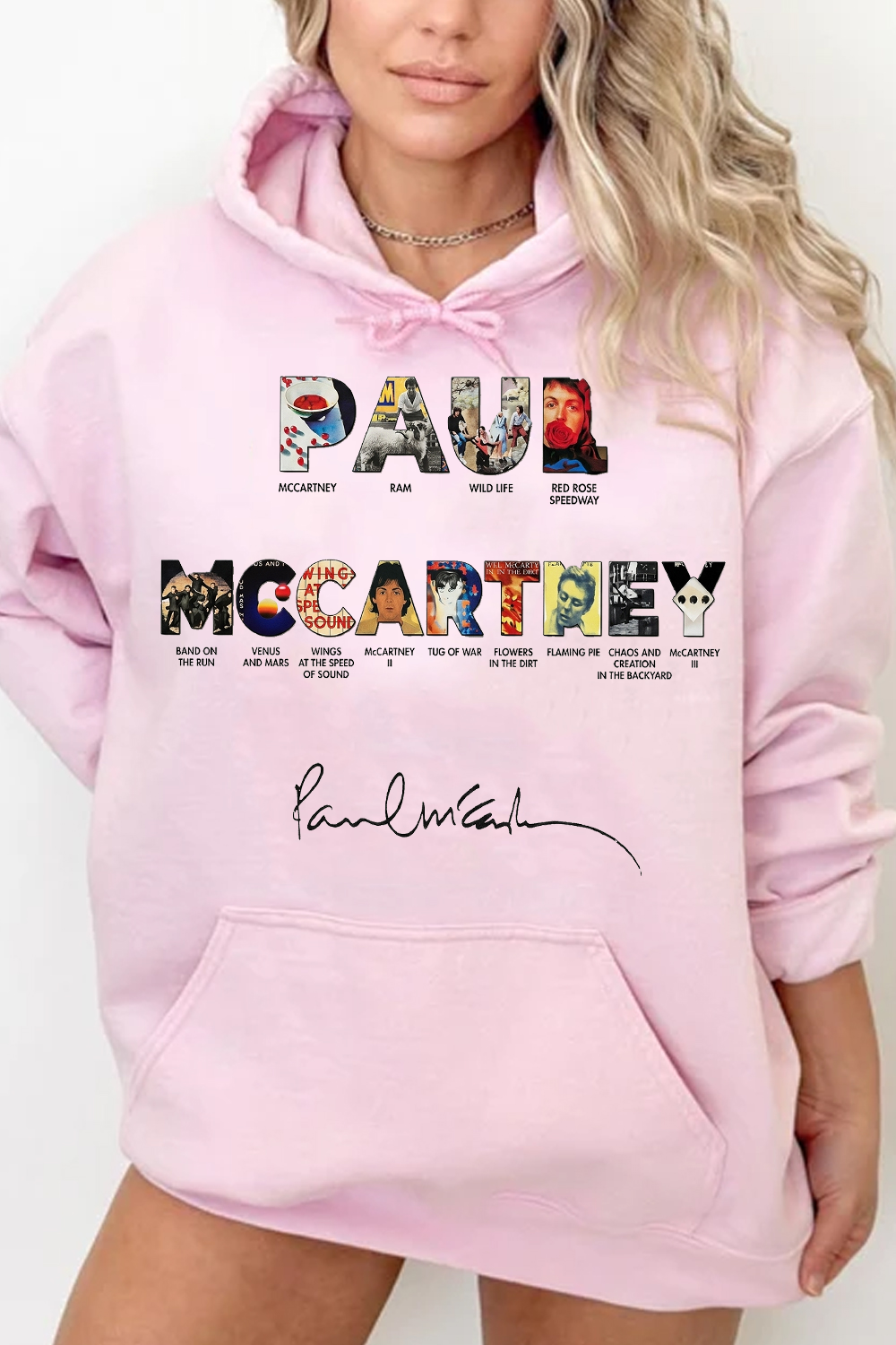 Paul Mccartney Print Women Hoodie