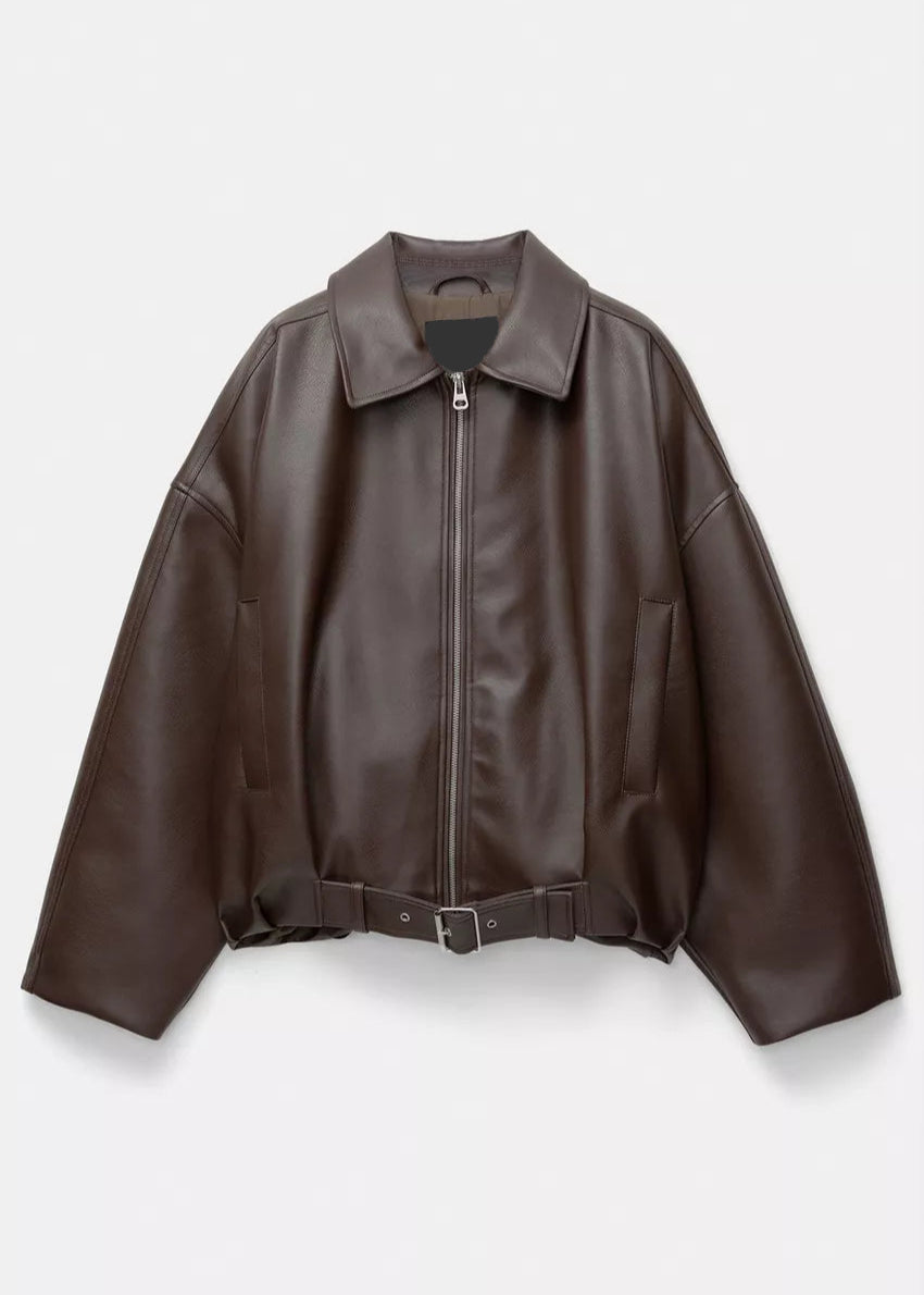 Luxurious Ebony Jacket – Effortlessly showcasing elegant style.