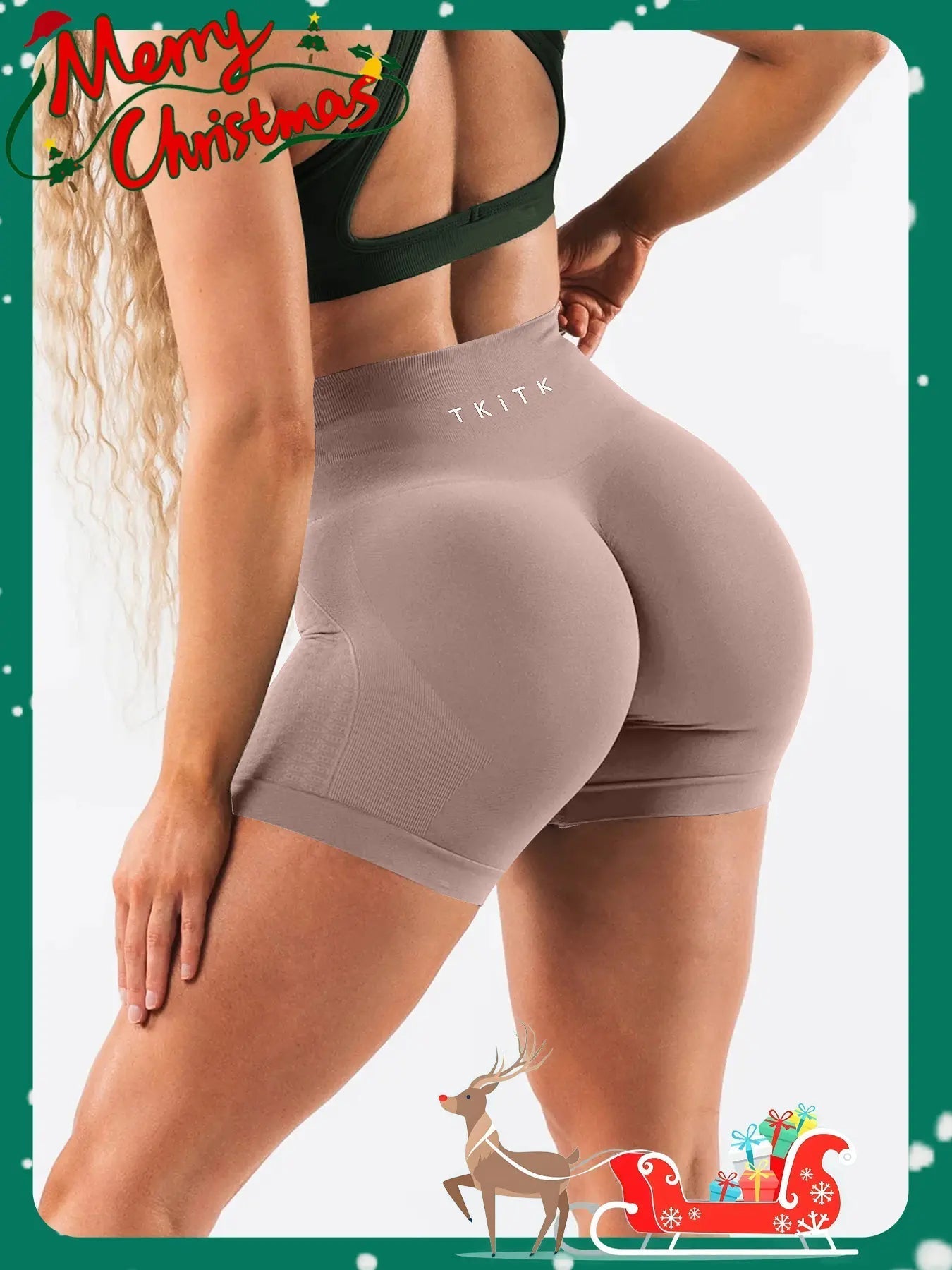 Women's Solid Color Textured Ruched High Waist Sports Shorts, Breathable Comfortable High Stretch Letter Print Yoga Shorts, Butt Lifting Sports Shorts, Ladies Sportswear for Indoor Outdoor Wear, Gym Workout Shorts