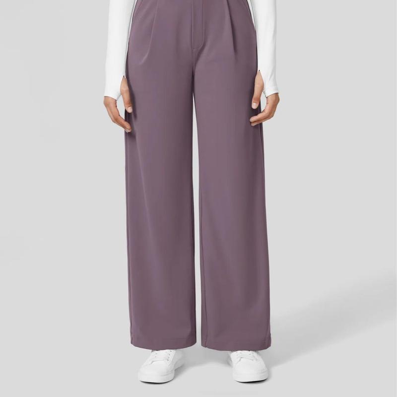 High Waisted Pocket Straight Leg Work Pants, Business Casual Outfits for Women, Women's Sports & Outdoor Clothing