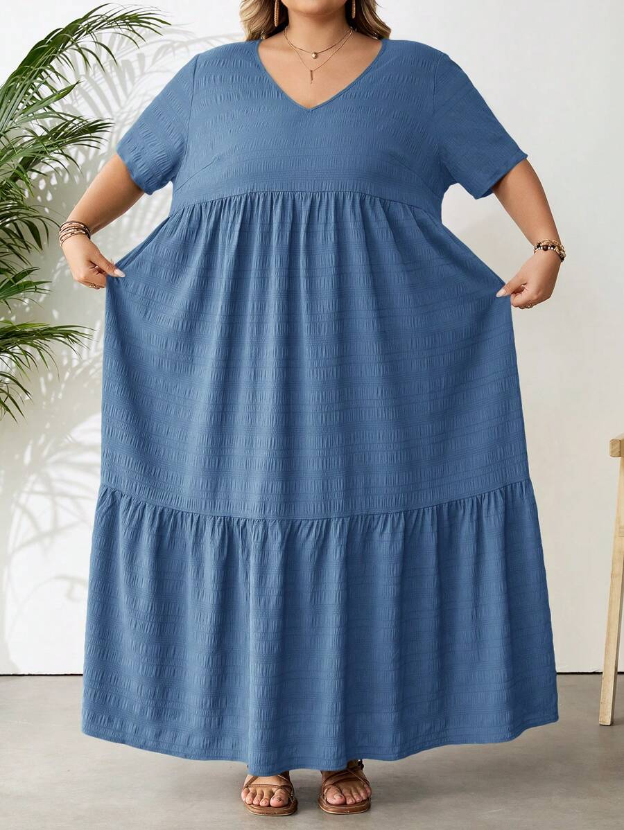 Women's Plus-Size Summer Bohemian-Style Dress
