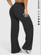 Women's Casual Wide Leg Sport Pants, Perfect Choice for Autumn Winter, Comfortable Fashion Design, Ideal for Daily Wear