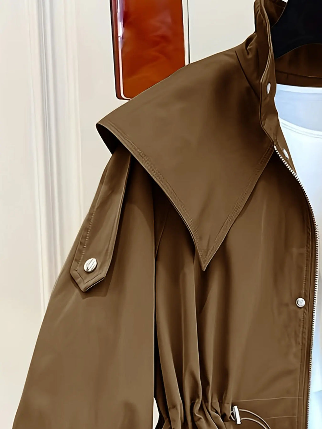 Women's Elegant Baggy Windbreaker Coat
