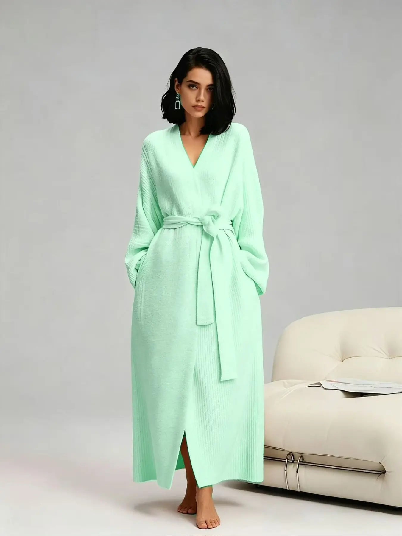 Women's Double-Sided Fleece Robe