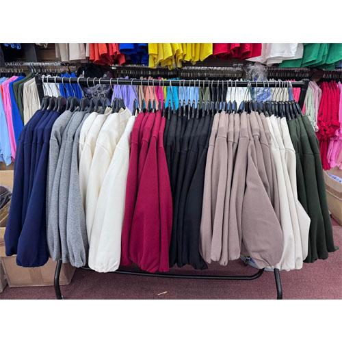 Women's Bomber Jacket Ladies Long Balloon Puff Sleeve Zipper Jacket Top Long Sleeve Cropped