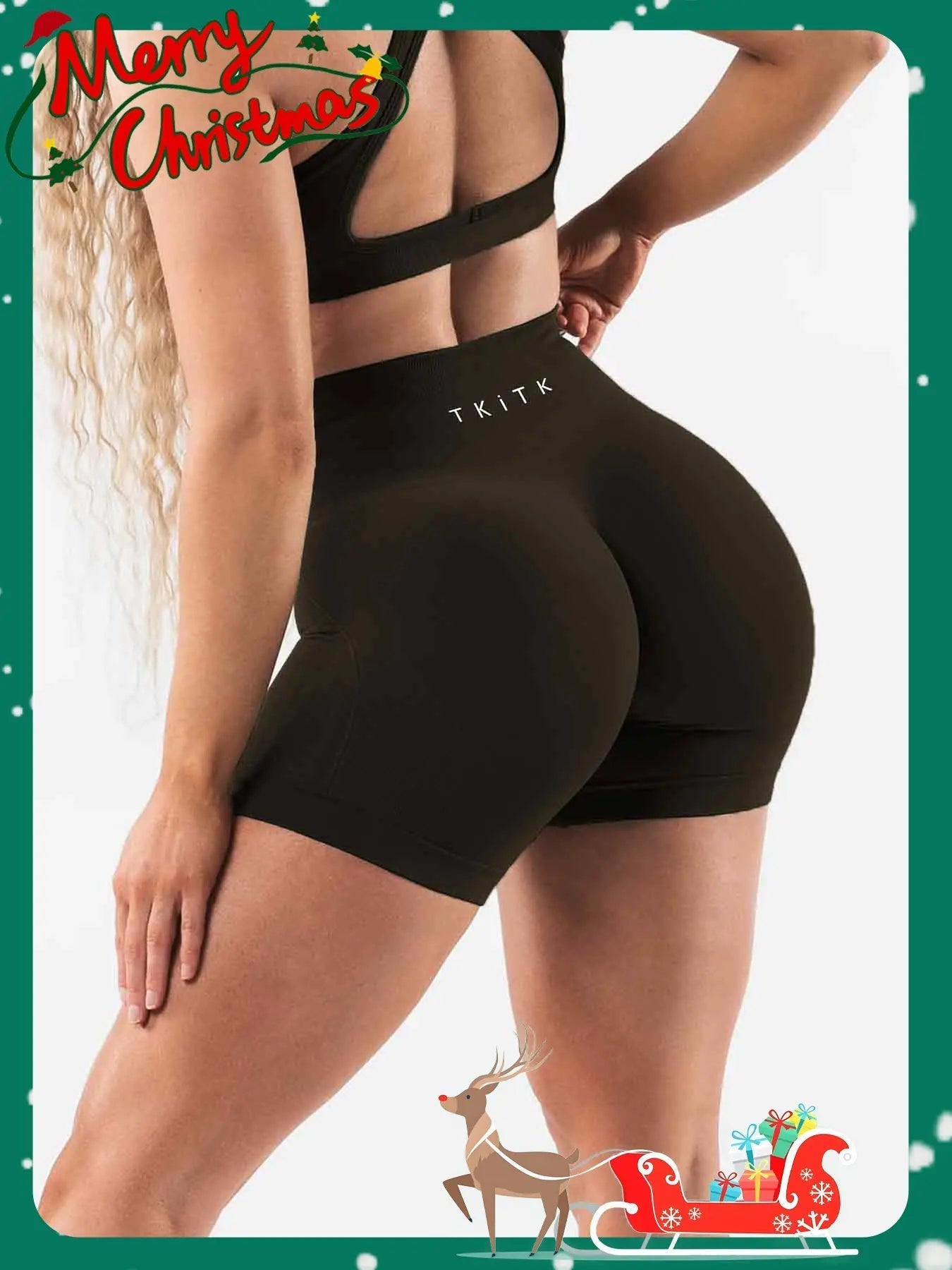 Women's Solid Color Textured Ruched High Waist Sports Shorts, Breathable Comfortable High Stretch Letter Print Yoga Shorts, Butt Lifting Sports Shorts, Ladies Sportswear for Indoor Outdoor Wear, Gym Workout Shorts
