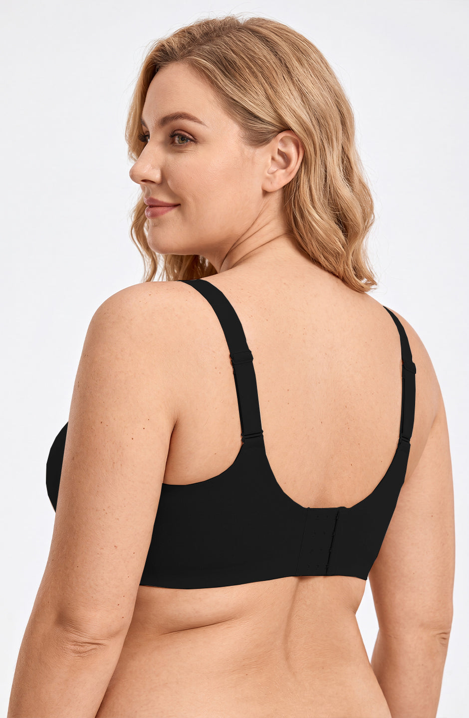Curveins Soft Jelly Full Cup No Underwire Seamless Support T-Shirt Bra