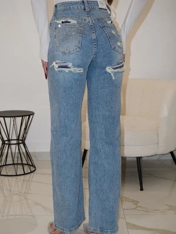 Diamond Pocket Jeans