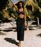 Underwire Black CutoutSwimsuit Set(s)