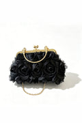 Curveins Delicate Petal Chain Bag for Cocktail Evenings