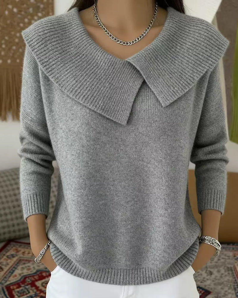 64% OFF - Effortless Comfort Ribbed Knit Sweater - Buy 2 Ship Free