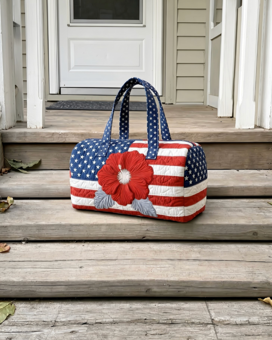 Jimmy Crafts - Handmade Quilted USA Tote Bag