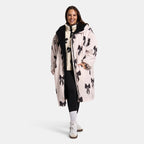 Drying Robe Waterproof Wind Resistant Changing Robe Soft Sherpa Fleece Lined Oversized Hooded Long Sleeve Coat Jacket for Kids Adults Men Women Surfing Beach Swimming Keep Dry