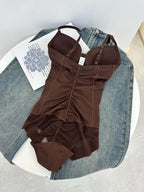 Women's Bodysuit with Bra and Adjustable Straps, Slimming Shaping Artistry, Sizes XS to Xxl for All Seasons