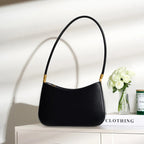 Red Leather Bag French Shoulder Handbag