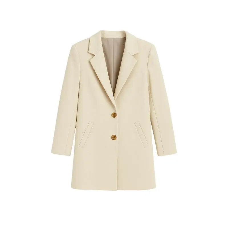 Coats | Women's Clothing | Jackets and Outerwear | Formal Slim Fit | Elegant and Comfortable Silhouette, Suitable for All Body Types