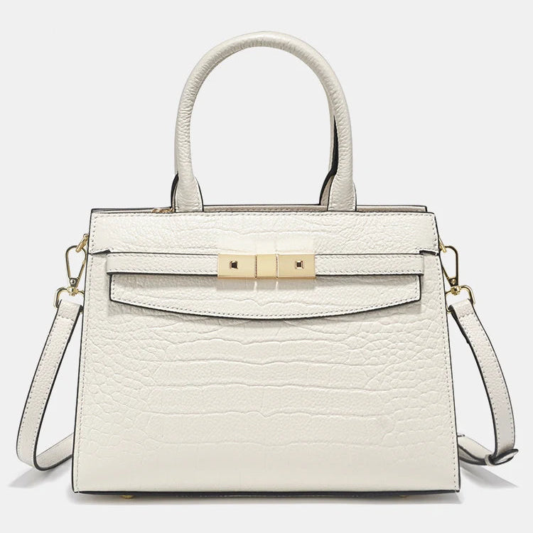 Women’s Cowhide Leather Top Handle Bag