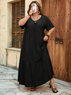 Women's Plus-Size Summer Bohemian-Style Dress
