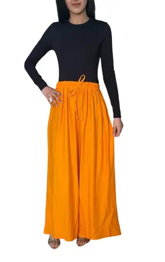 Pantalon Large Taille Unique Coupe Fluide & Confort
