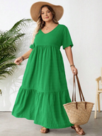 Women's Plus-Size Summer Bohemian-Style Dress