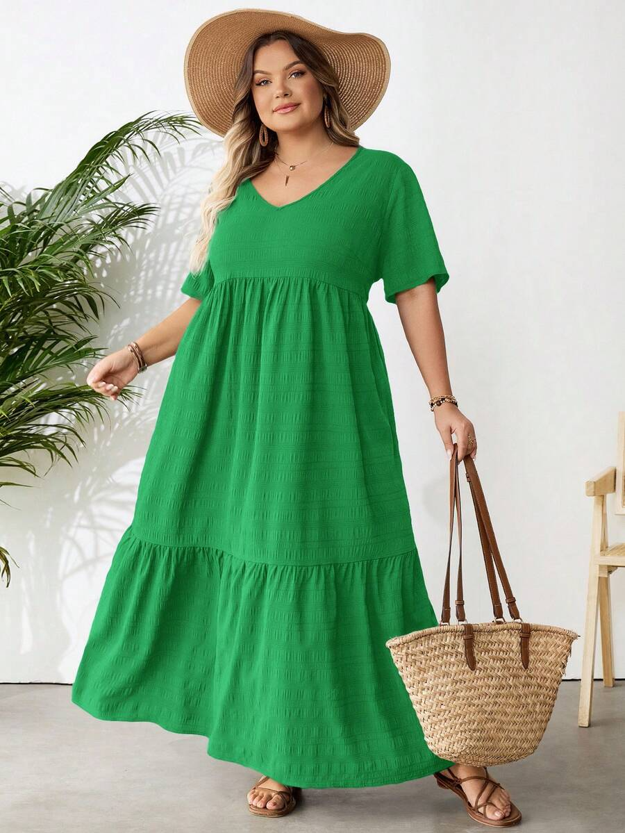Women's Plus-Size Summer Bohemian-Style Dress