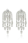 Curveins Tassel Zirconia Earrings