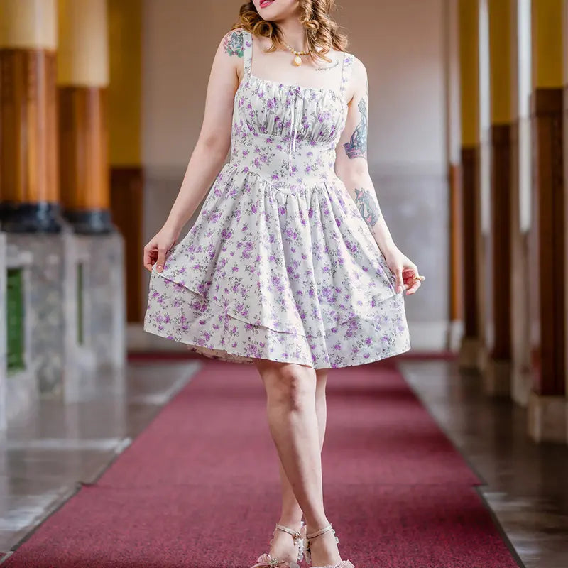 Floral Corset Mini Dress, Casual & Vacation Style