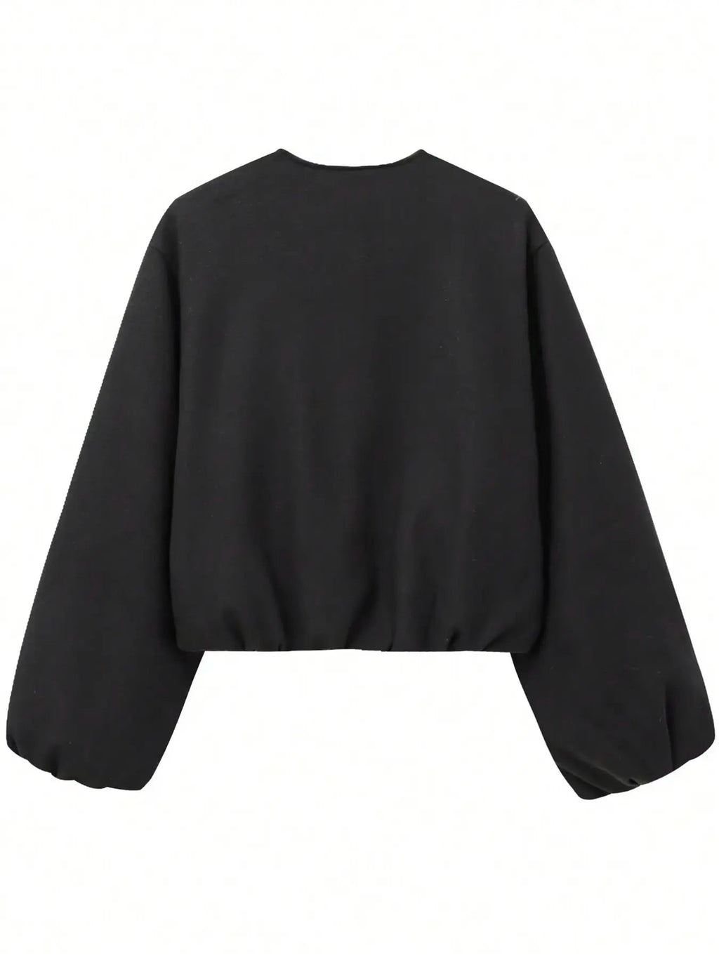 Women's Zipper Jacket Coat, Casual Style Women's Outerwear, Perfect for Fall & Winter Daily Wear, Fitted Design, Woven, Moderate Fabric Thickness