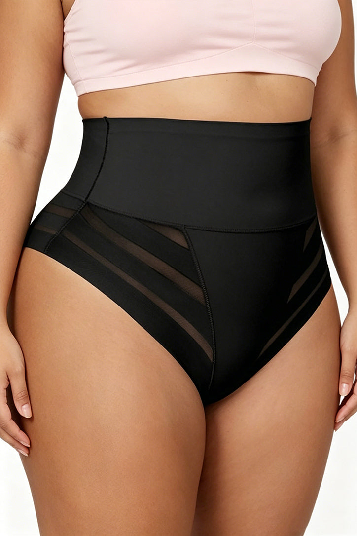 Curveins Plus Size High Waist Tummy Control Shapewear Shorts