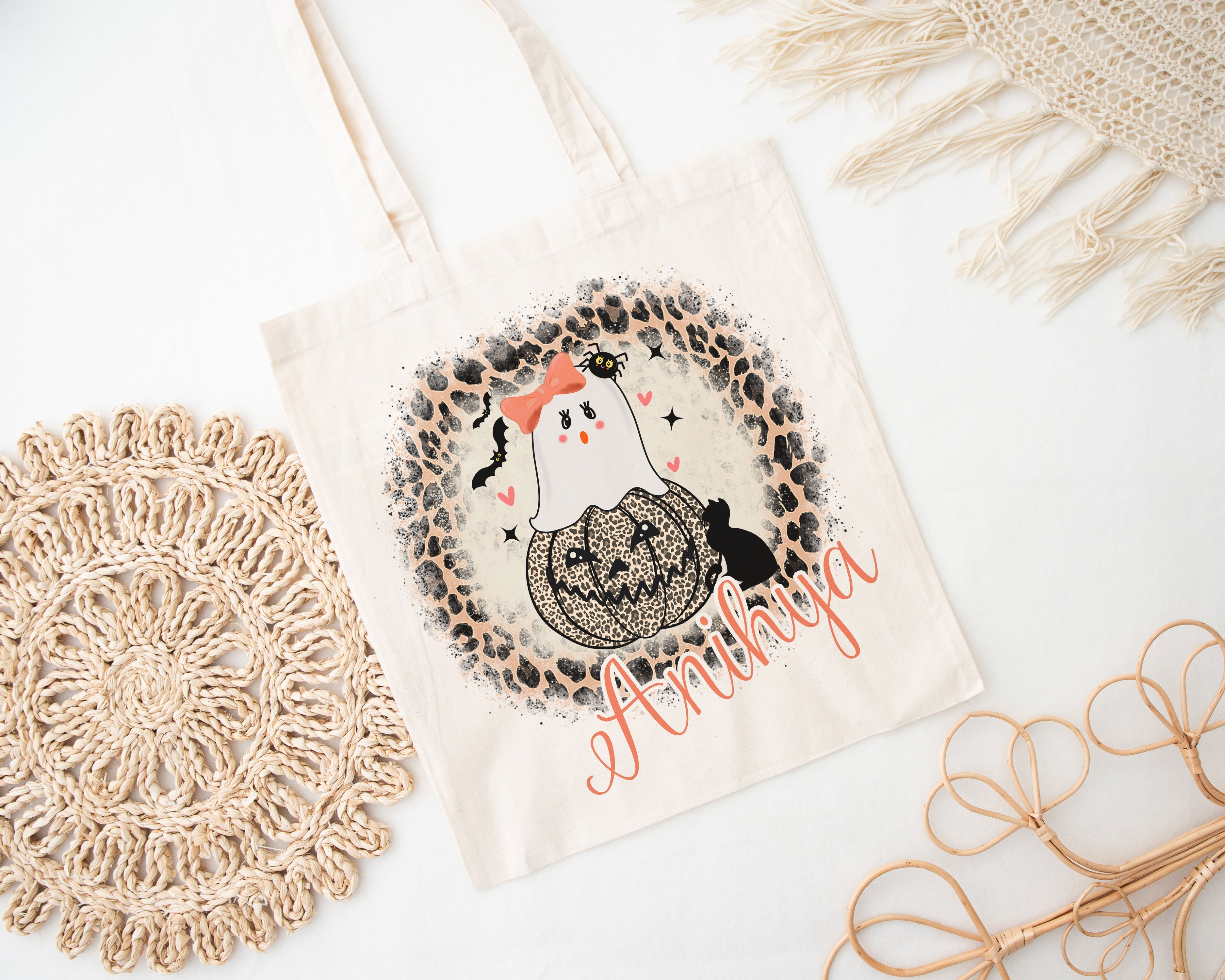 Personalized Halloween Trick or Treat Bag