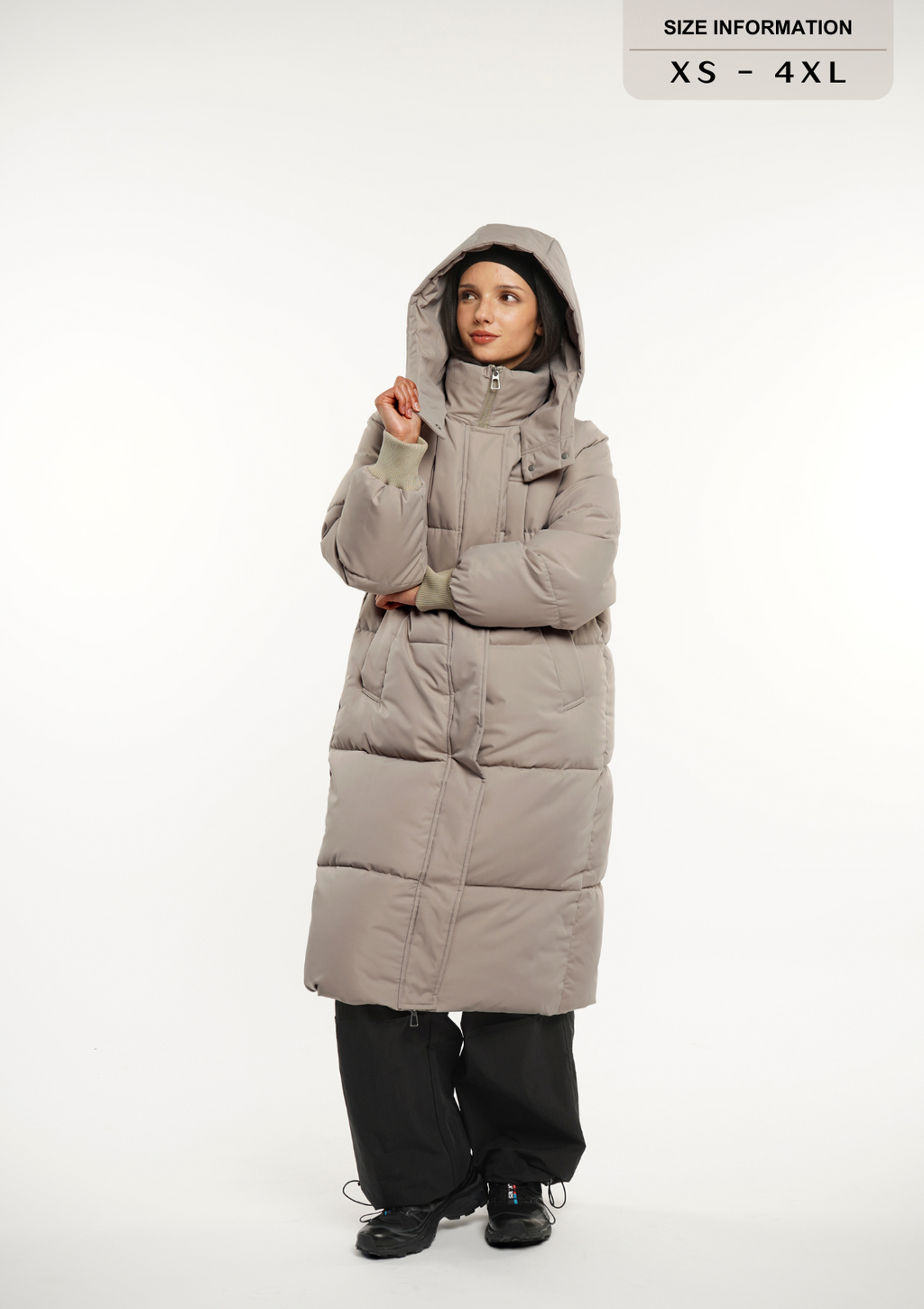 Hooded Long  Jacket