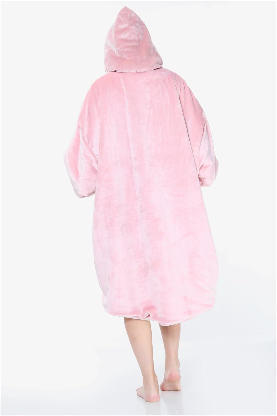 Oversized Hoodie Blanket Men Women, Ultra Soft Sherpa Fleece Warm Cosy Wearable Throw Sweatshirt Snuggle Oodies for Adults Teens with Big Pocket