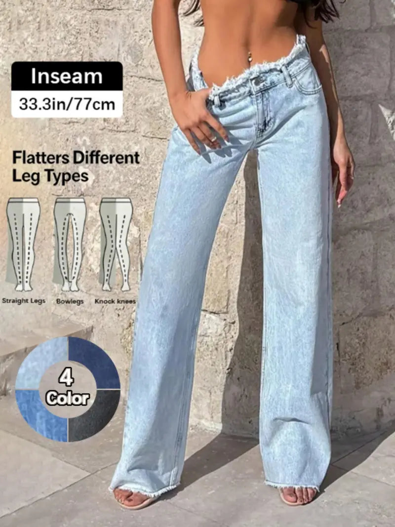 Women's High-Waisted Baggy Jeans