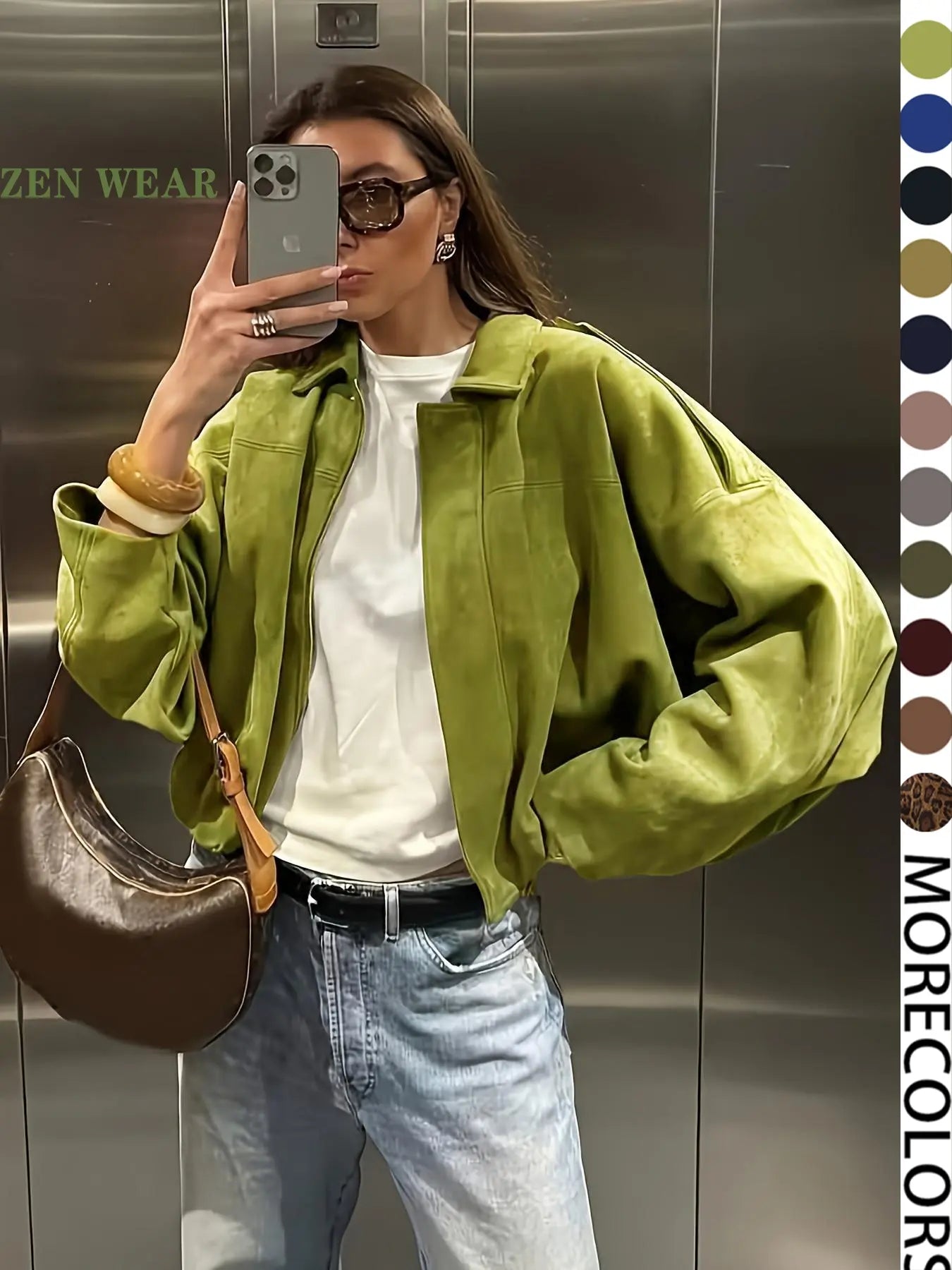 Casual Zip Up Jacket Women's Winter Jacket