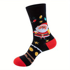 10 Pairs of Cute Cartoon Christmas Stockings for Women/men